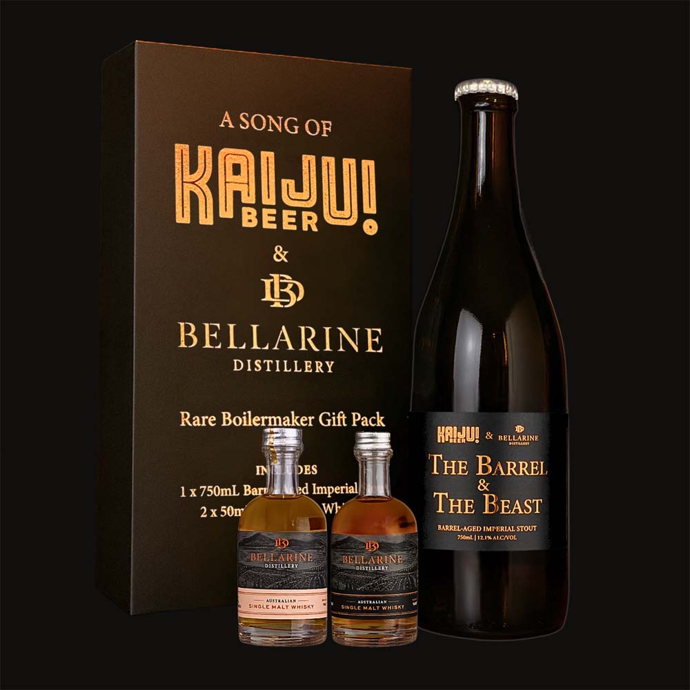 A song of Kaiju & Bellarine - Rare Boiler Maker Gift Pack