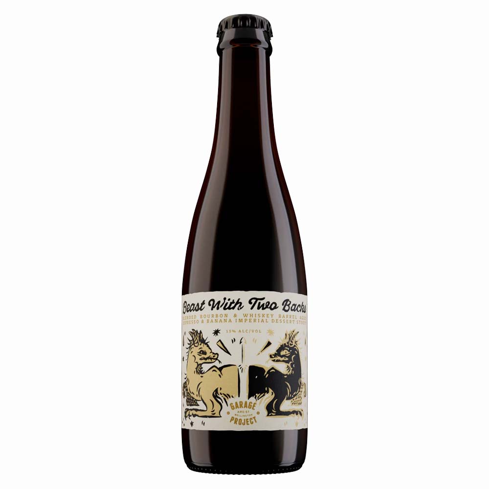 Garage Project - Beast With Two Backs - Blended Bourbon & Whiskey Barrel Aged Espresso & Banana Imperial Dessert Stout