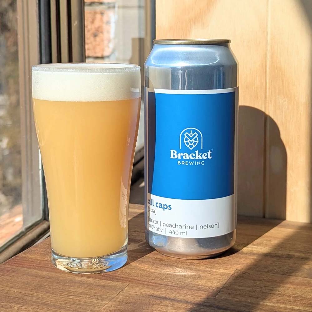 Bracket Brewing - All Caps Hazy Triple IPA