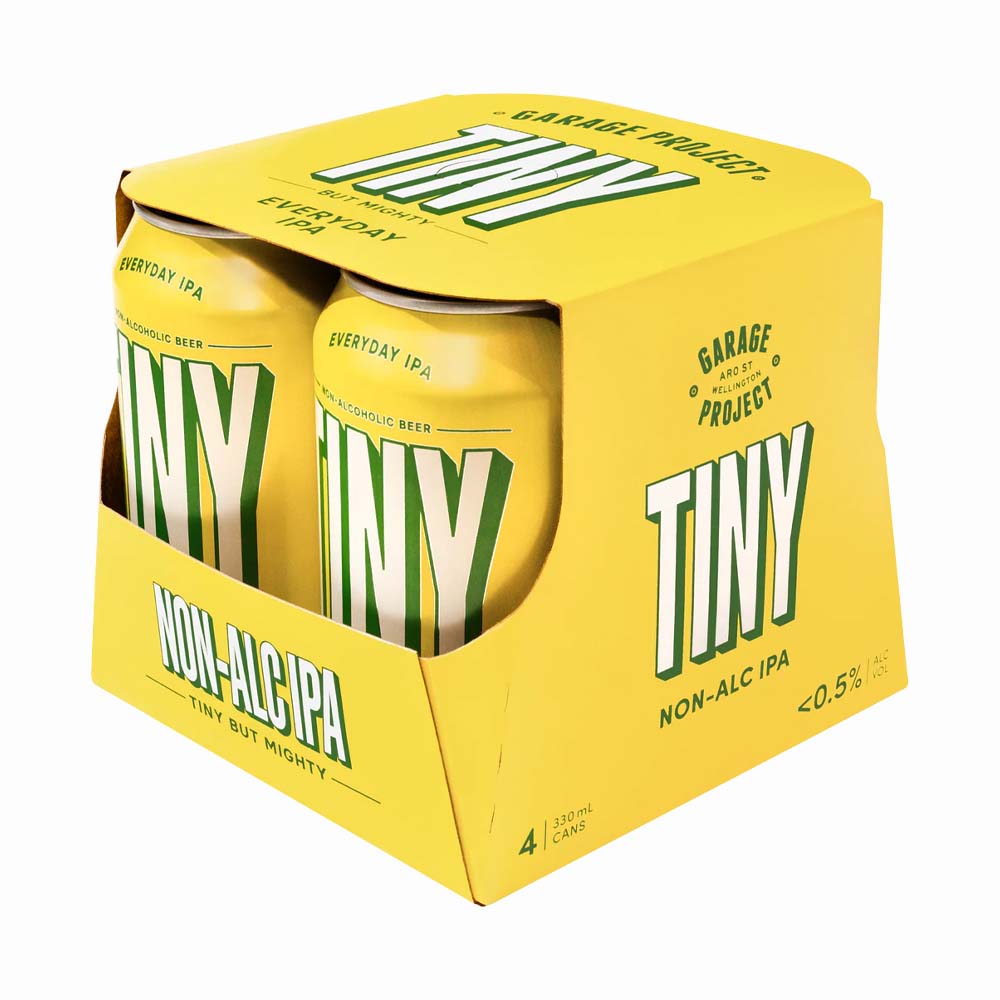 Garage Project - Tiny But Mighty Non-Alcoholic Hazy IPA 4-PACK