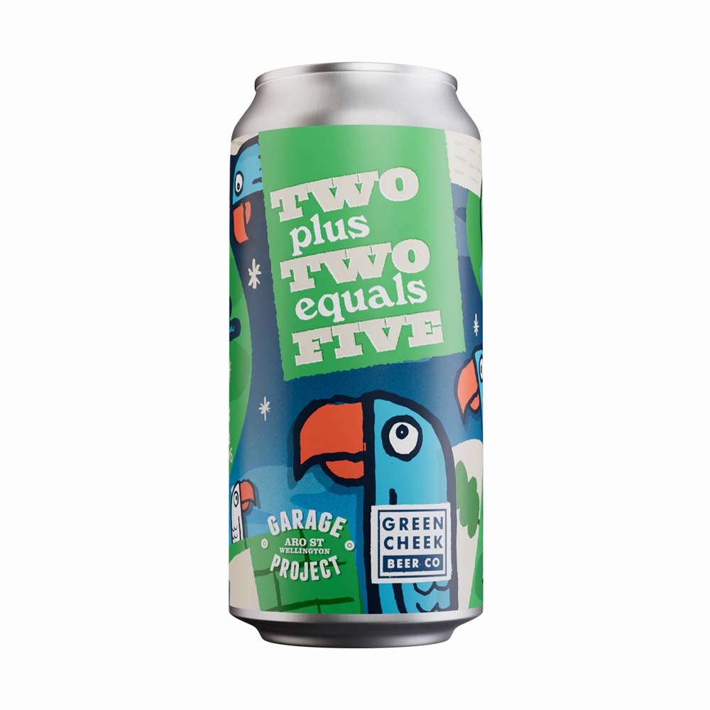 Garage Project x Green Cheek - Two Plus Two Equals Five Hazy Triple IPA