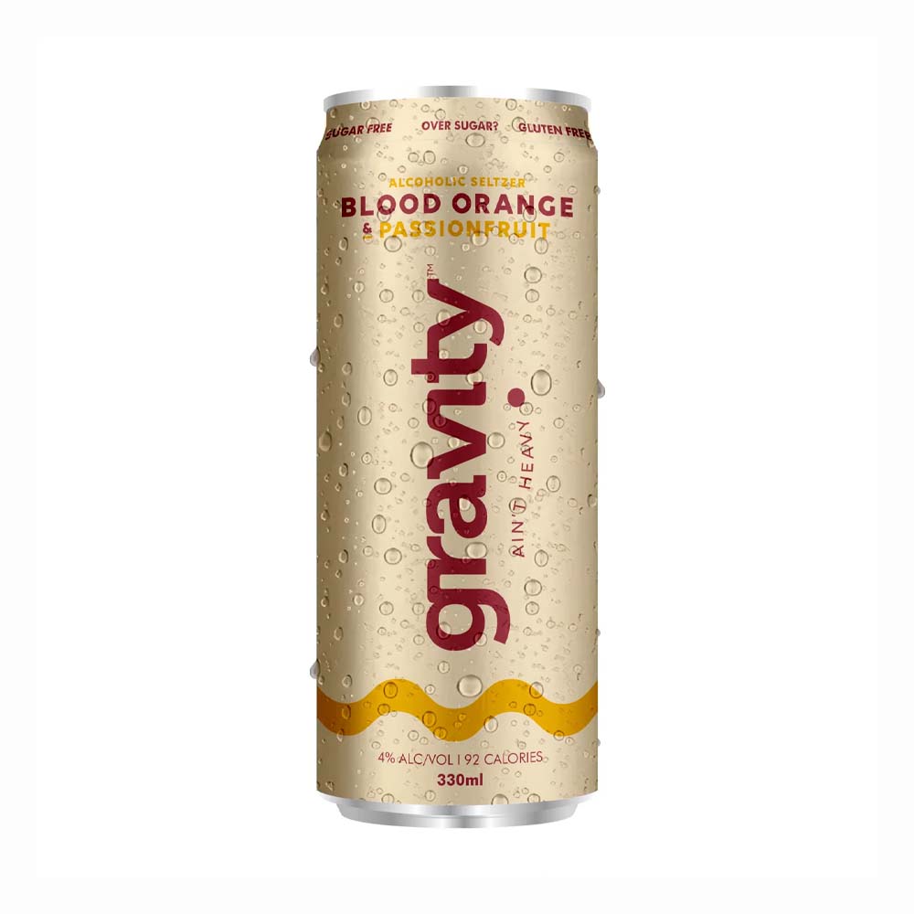 Gravity - Blood Orange & Passionfruit Seltzer