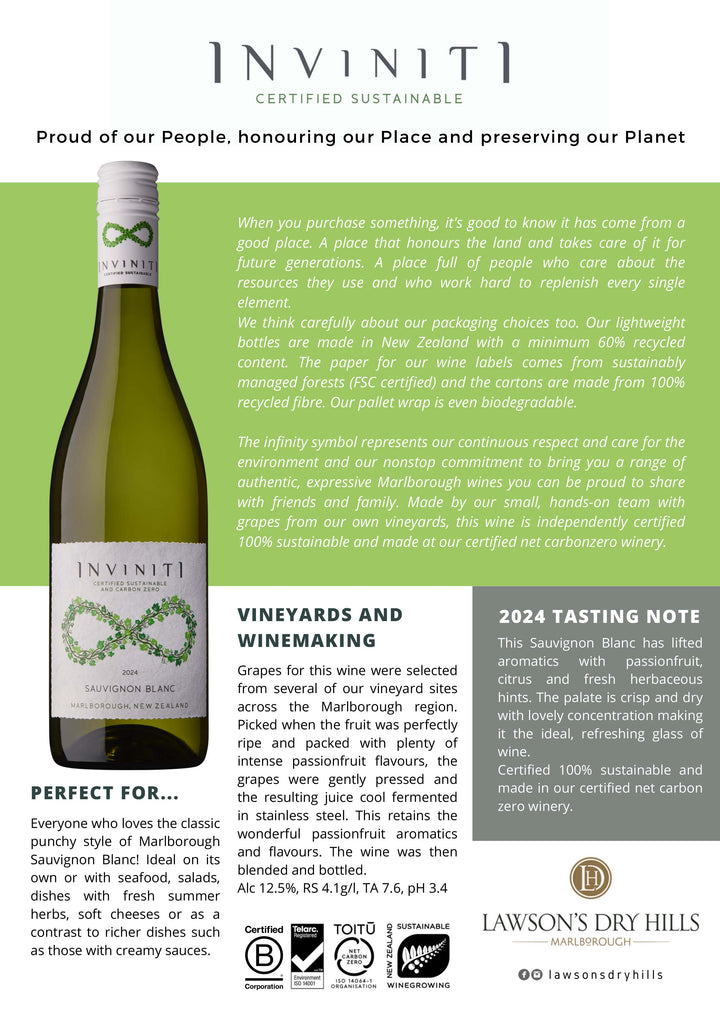 Inviniti Sauvignon Blanc 2024 Marlborough