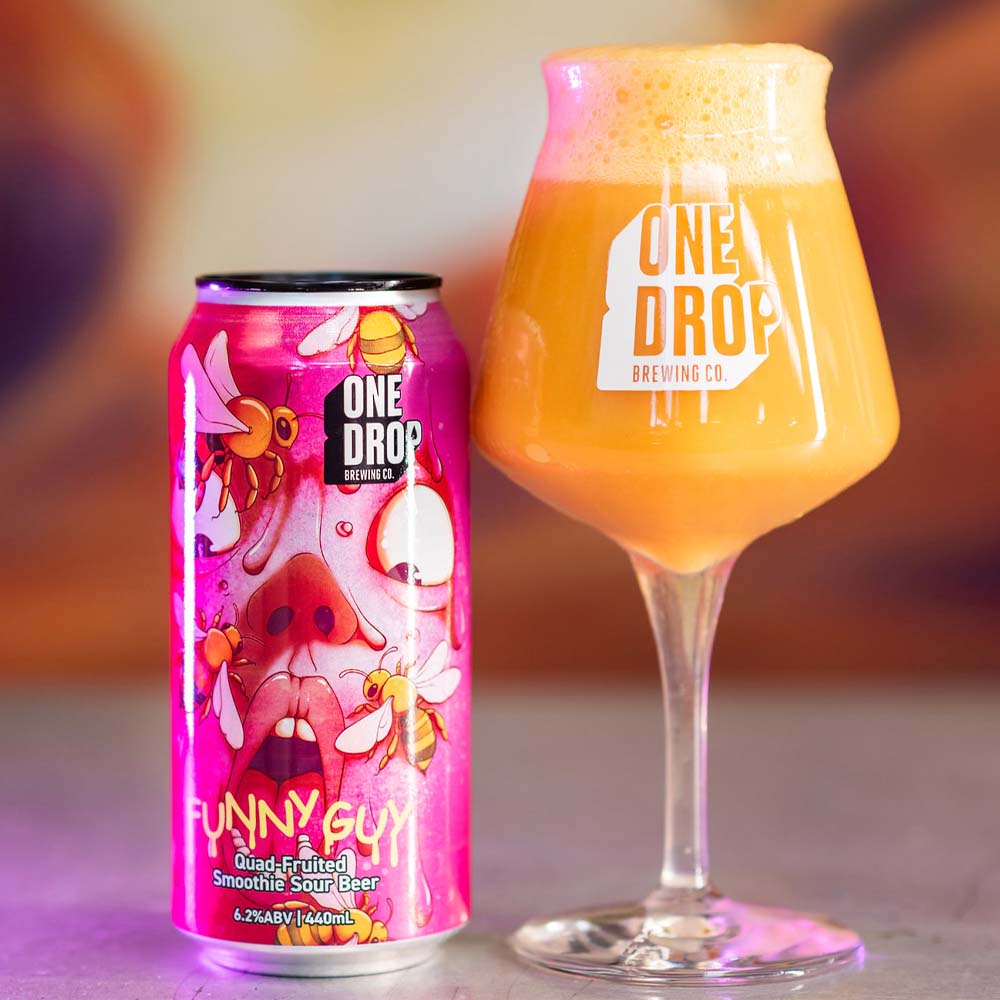 One Drop Brewing - Funny Guy Quad Fruited Smoothie Sour