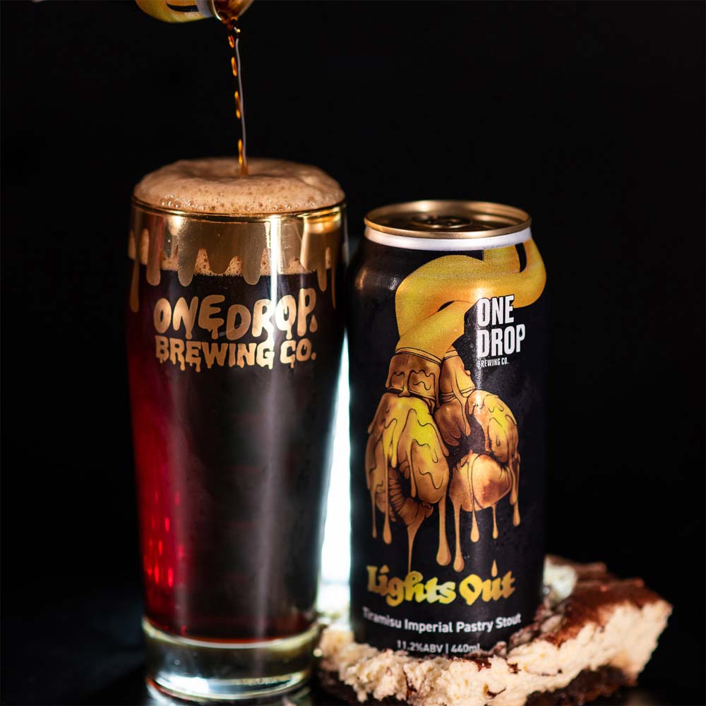 One Drop Brewing - Lights Out - Tiramisu-Themed Imperial Pastry Stout