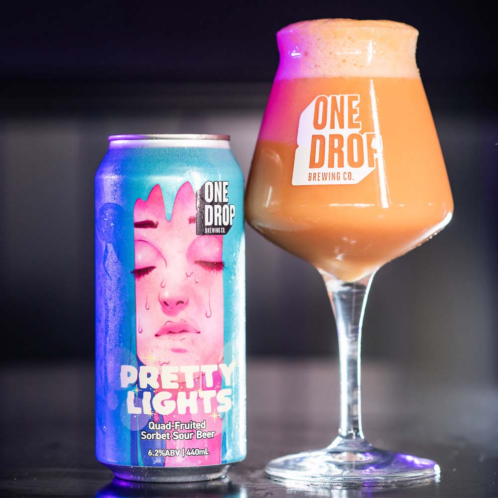 One Drop Brewing - Pretty Lights Quad Fruited Sorbet Sour