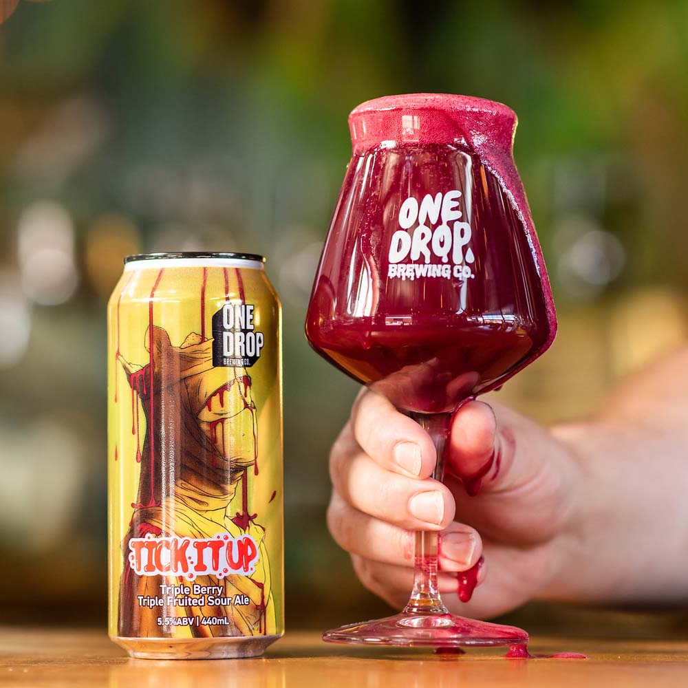 One Drop Brewing - Tick it Up Triple Berry Triple Fruited Sour