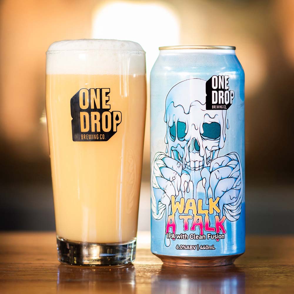 One Drop Brewing - Walk a Talk Hazy IPA with Clean Fusion