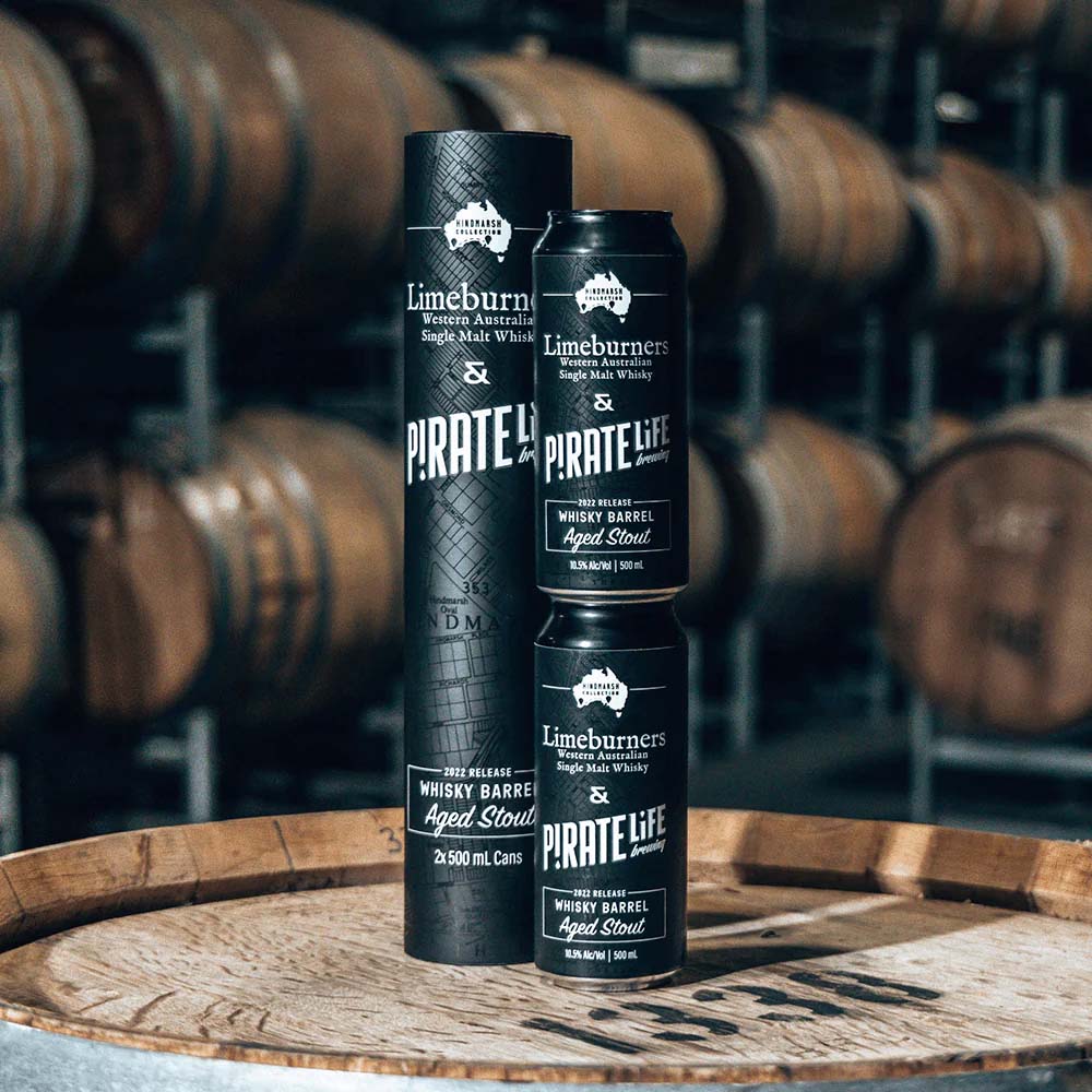 Pirate Life - Limeburners Whisky Barrel Aged Stout - 2022 Release 2 x 500ml