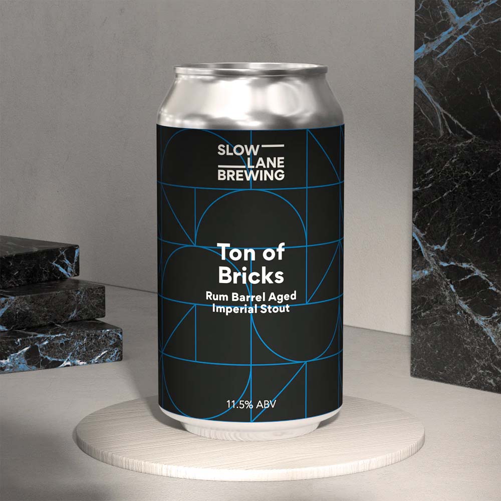 Slow Lane Brewing - Ton of Bricks Rum Barrel Aged Imperial Stout