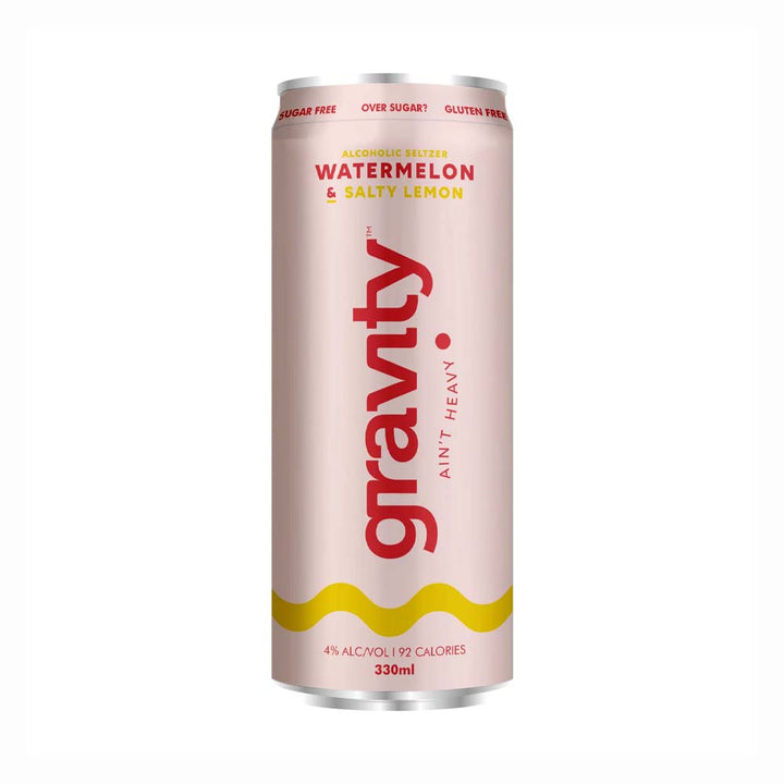 Gravity - Watermelon & Salty Lemon Seltzer 4-PACK