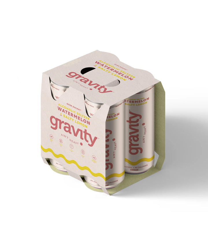 Gravity - Watermelon & Salty Lemon Seltzer 4-PACK
