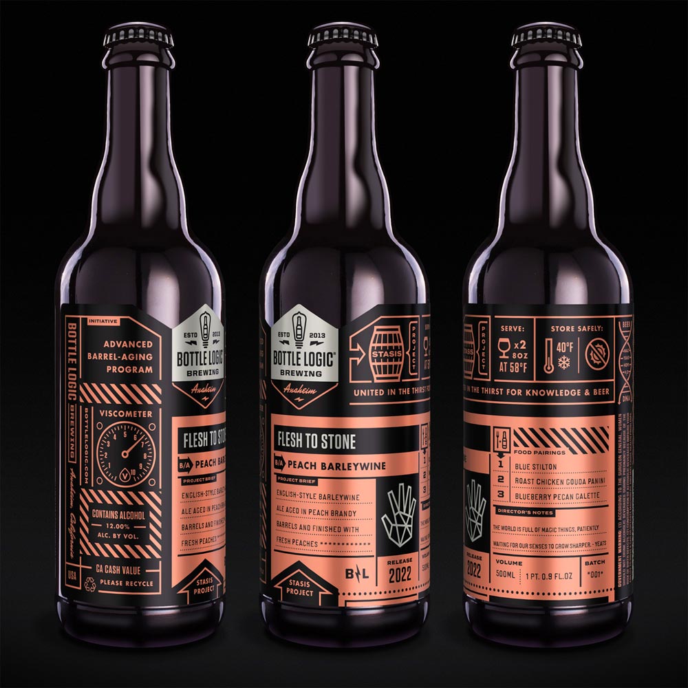 Bottle Logic Flesh To Stone (2022) BBA Barleywine