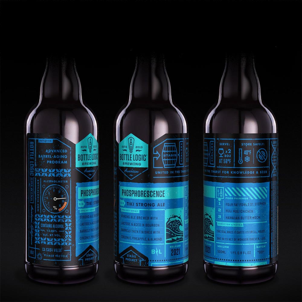 Bottle Logic Phosphorescence (2021) BBA Tiki Strong Ale