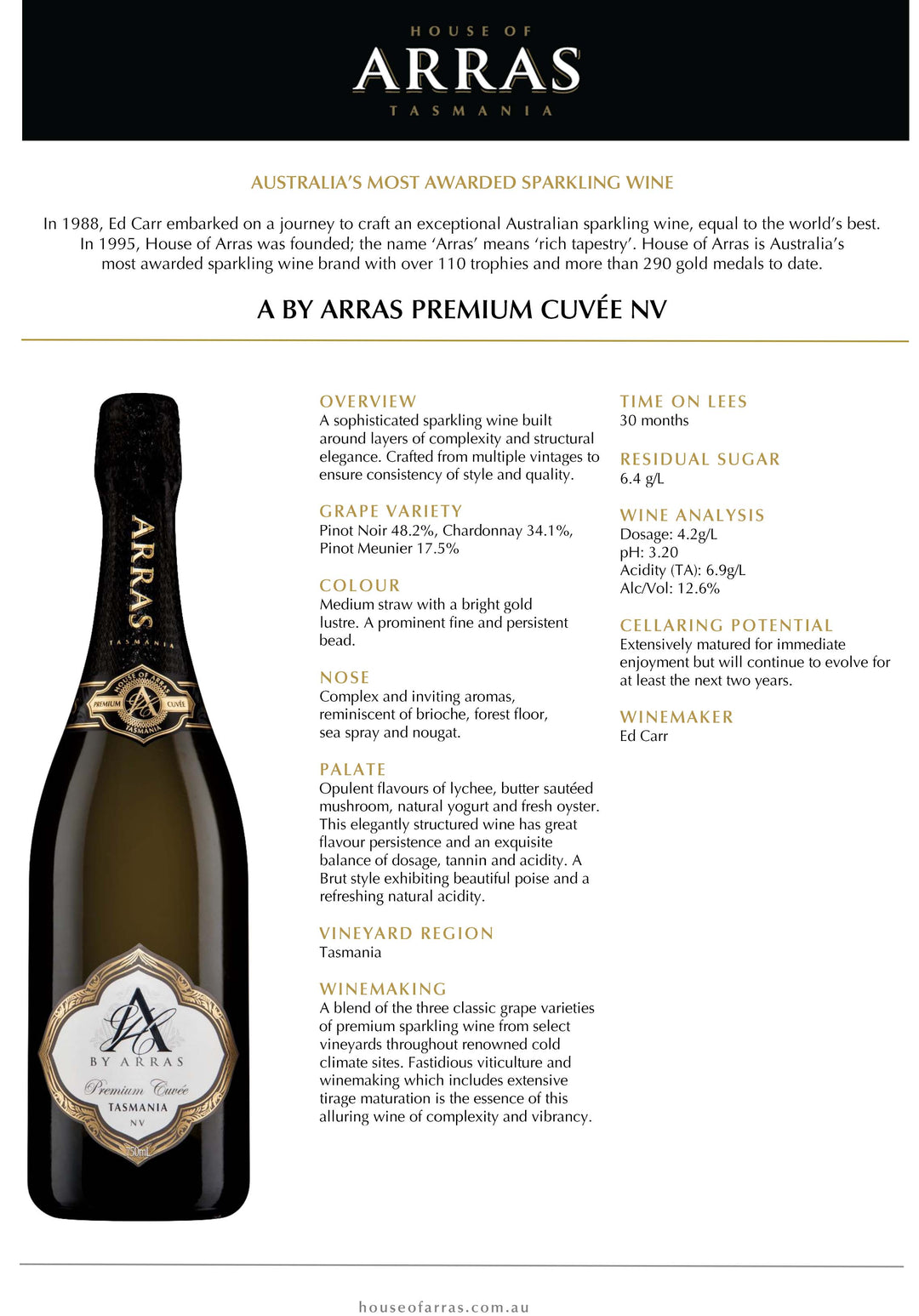 House of Arras - A By Arras Premium Cuvée NV