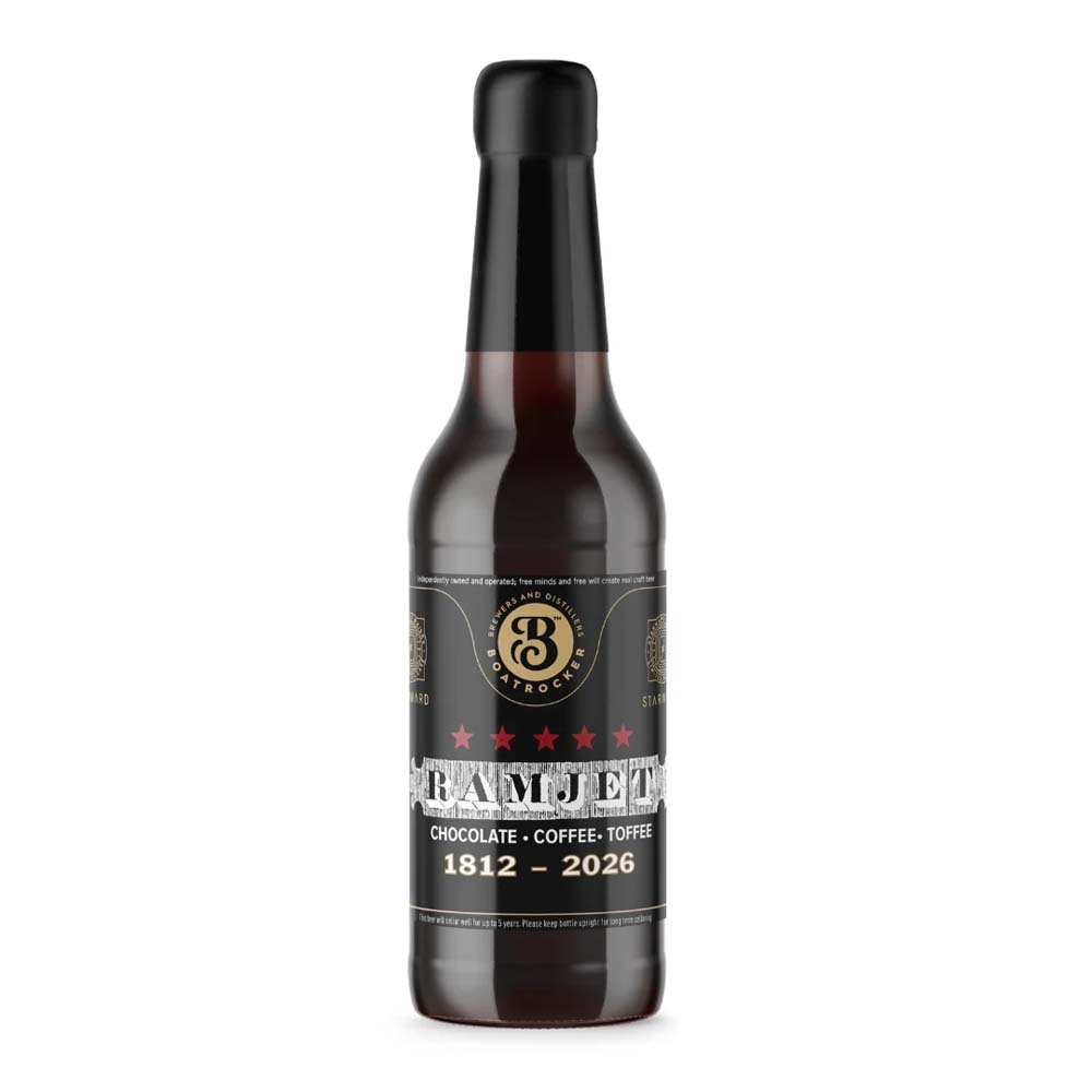 Boatrocker Brewers - 1812 Ramjet Chocolate Coffee Toffee Barrel Aged Imperial Stout