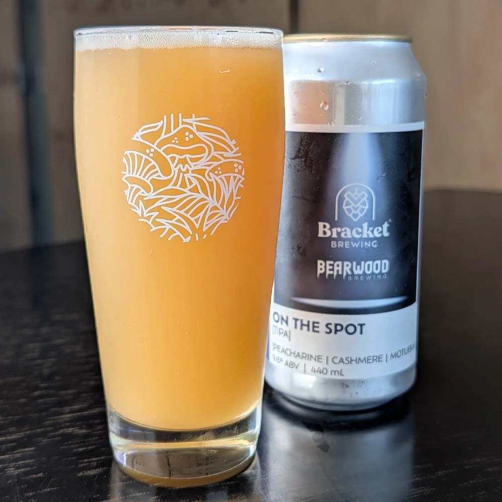 Bracket Brewing x Bearwood Brewing - On The Spot Hazy Triple IPA