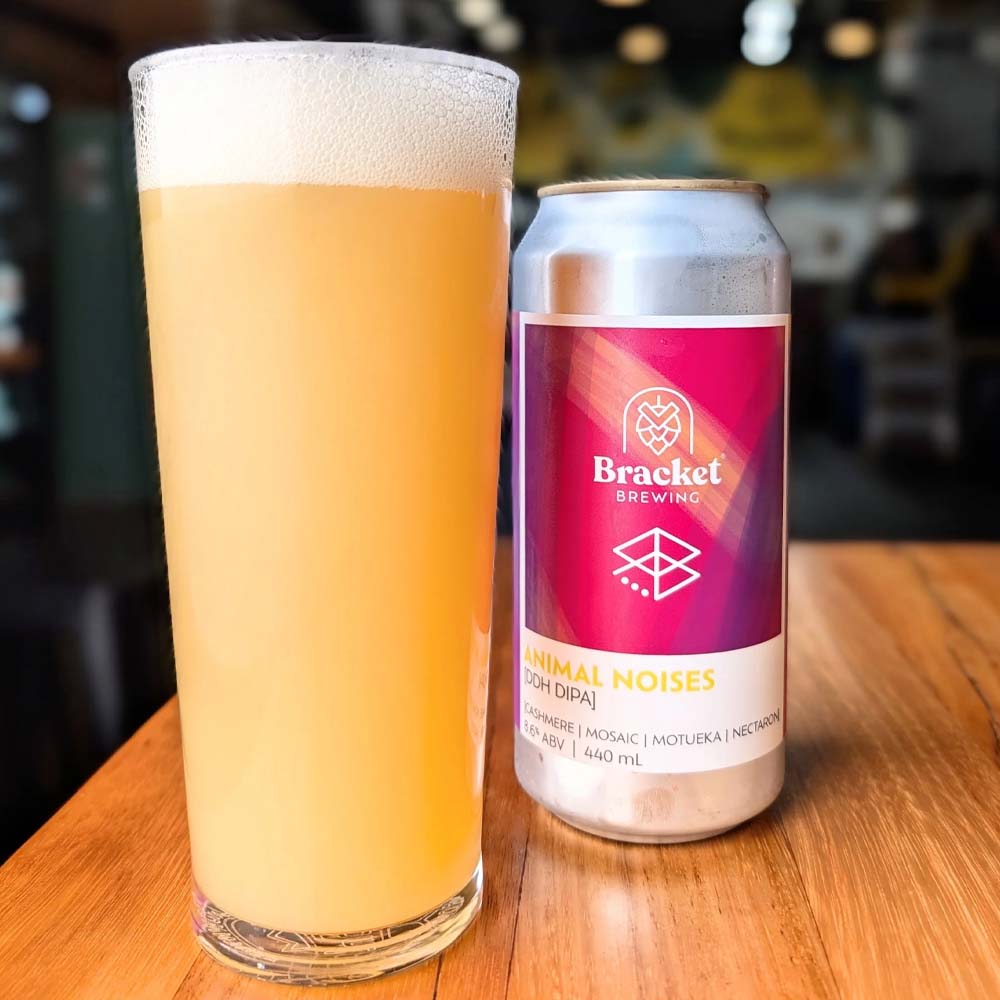Bracket Brewing x Range Brewing - Animal Noises DDH Hazy Double IPA