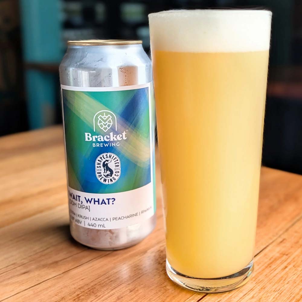 Bracket Brewing x Shapeshifter - Wait, What? DDH Hazy Double IPA