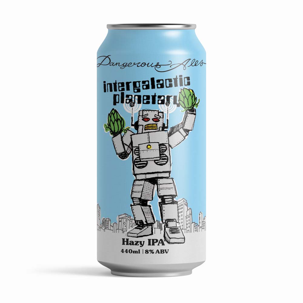 Dangerous Ales - Intergalactic Planetary Hazy Double IPA