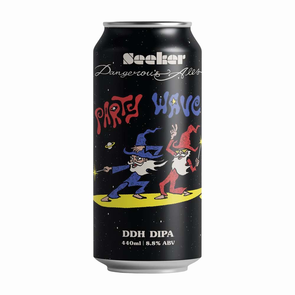 Dangerous Ales x Seeker Brewing - Party Wave DDH Hazy Double IPA