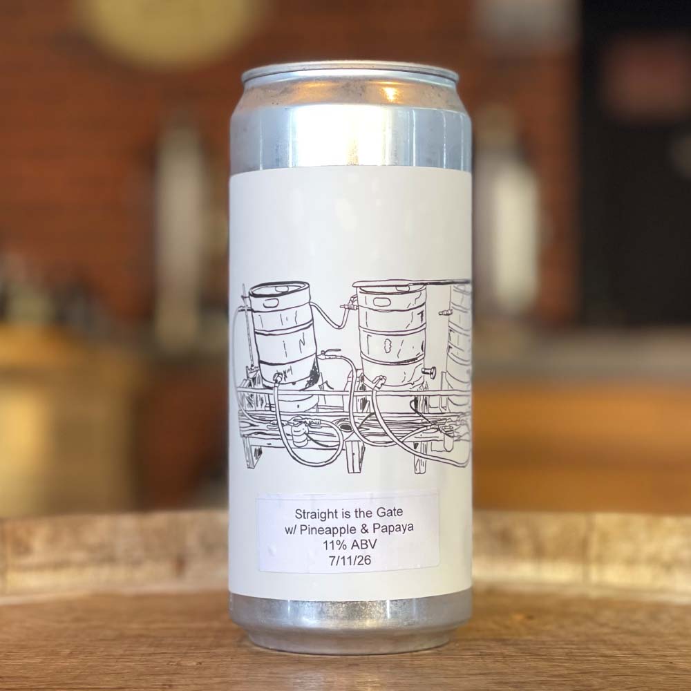 Fidens - Straight is the Gate with Pineapple & Papaya TIPA 950ml crowler PACKAGED 11.07.2026