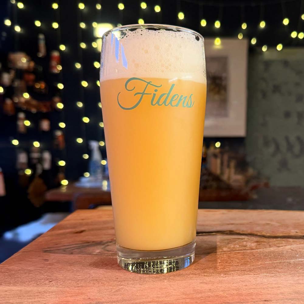 Fidens SUNFLOWER two sided printed glass 500ml