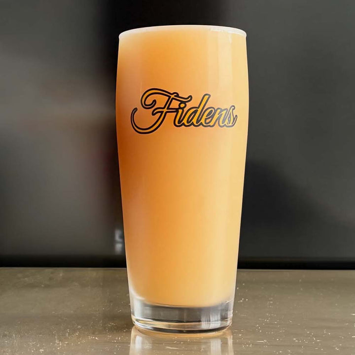 Fidens two sided printed glass 330ml