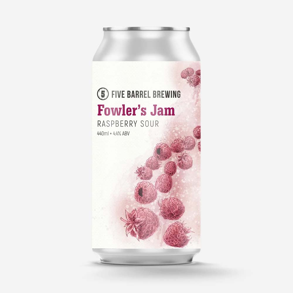 Five Barrel Brewing - Fowler's Jam Raspberry Sour