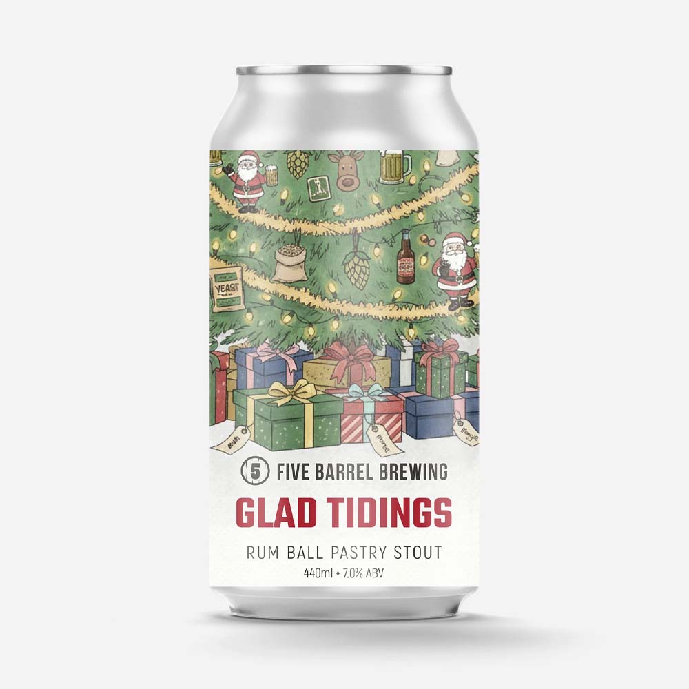 Five Barrel Brewing - Glad Tidings Rum Ball Pastry Stout