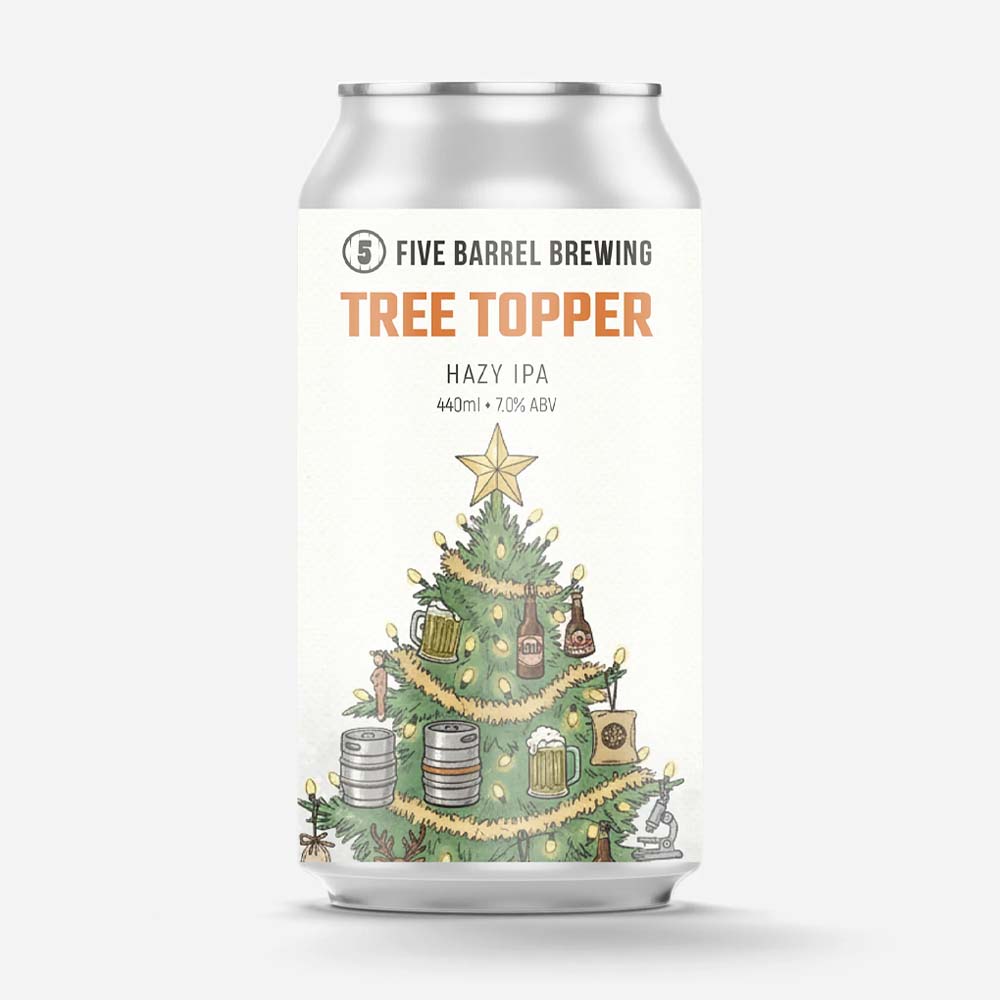 Five Barrel Brewing - Tree Topper Hazy IPA