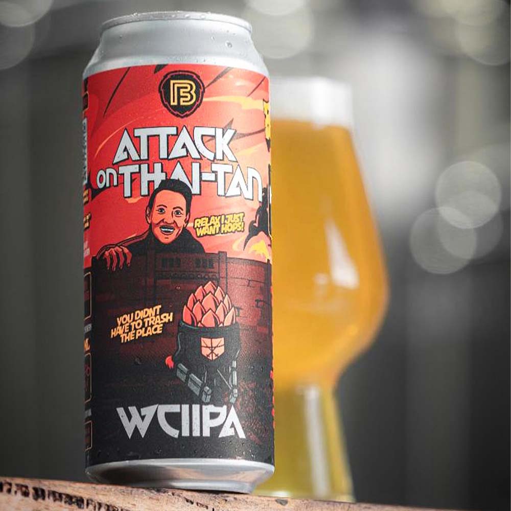 Freestyle Brewing - Attack on Thai-Tan Double West Coast IPA