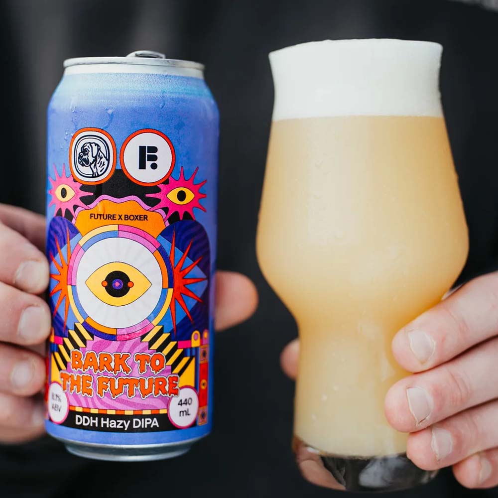 Future Brewing x Boxer Brewing - Bark to the Future DDH Hazy Double IPA