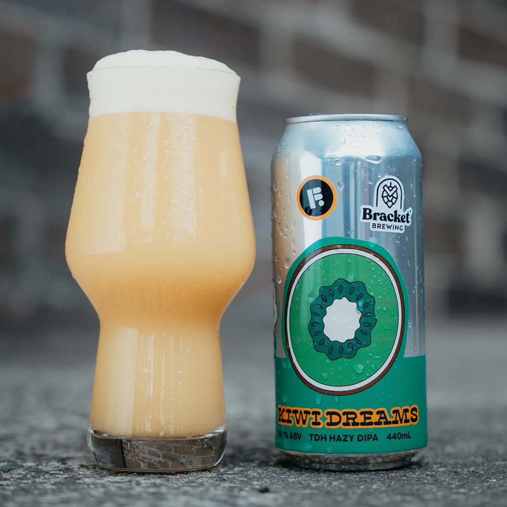 Future Brewing x Bracket Brewing - Kiwi Dreams DDH Hazy Double IPA