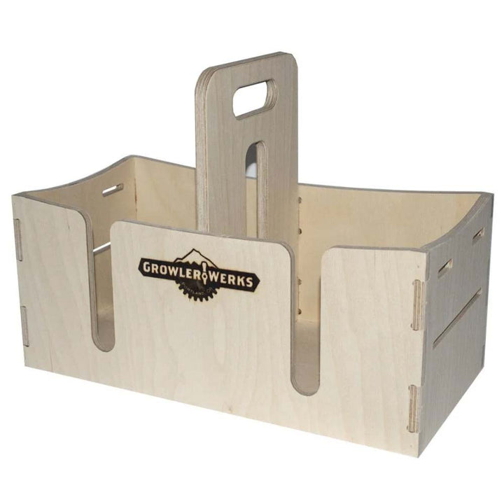 GROWLERWERKS uKeg128 Wooden Carry Case