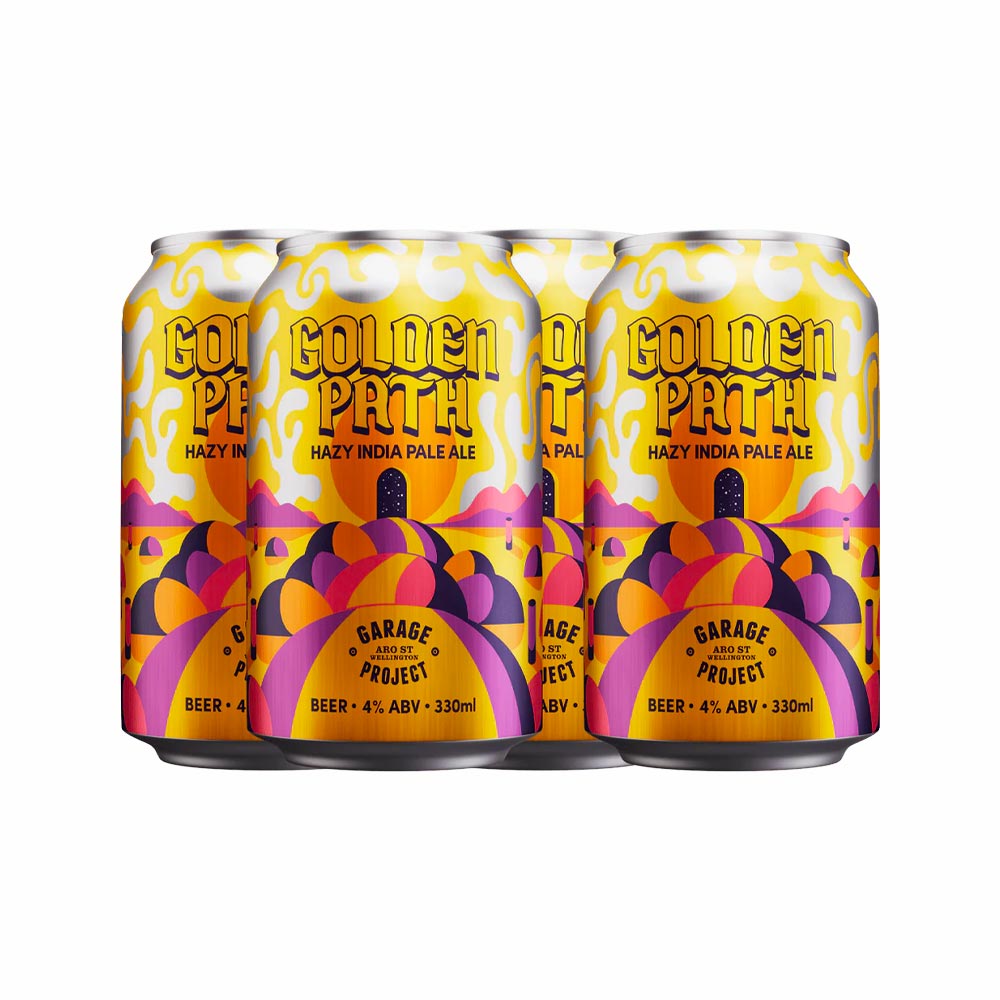 Garage Project - GOLDEN PATH Hazy Session IPA 4-PACK