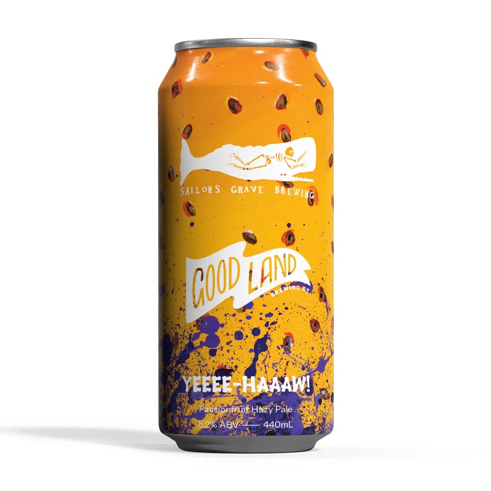 Good Land Brewing x Sailors Grave - YEEE-HAAAW!!!! Passionfruit Hazy Pale Ale