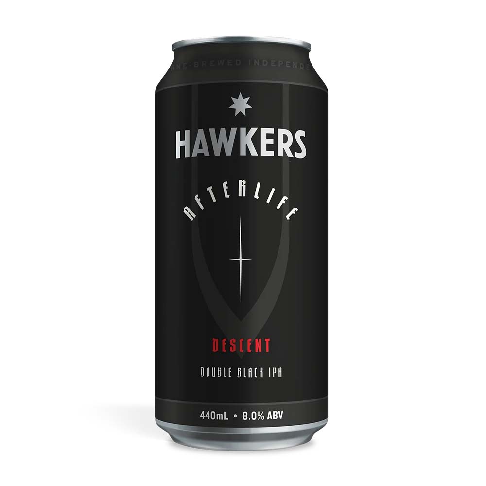Hawkers Beer -  Afterlife - Descent Double Black IPA
