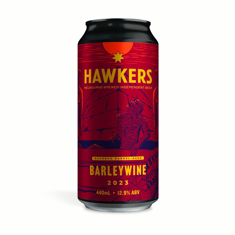 Hawkers Beer - Bourbon Barrel Aged Barleywine 2023