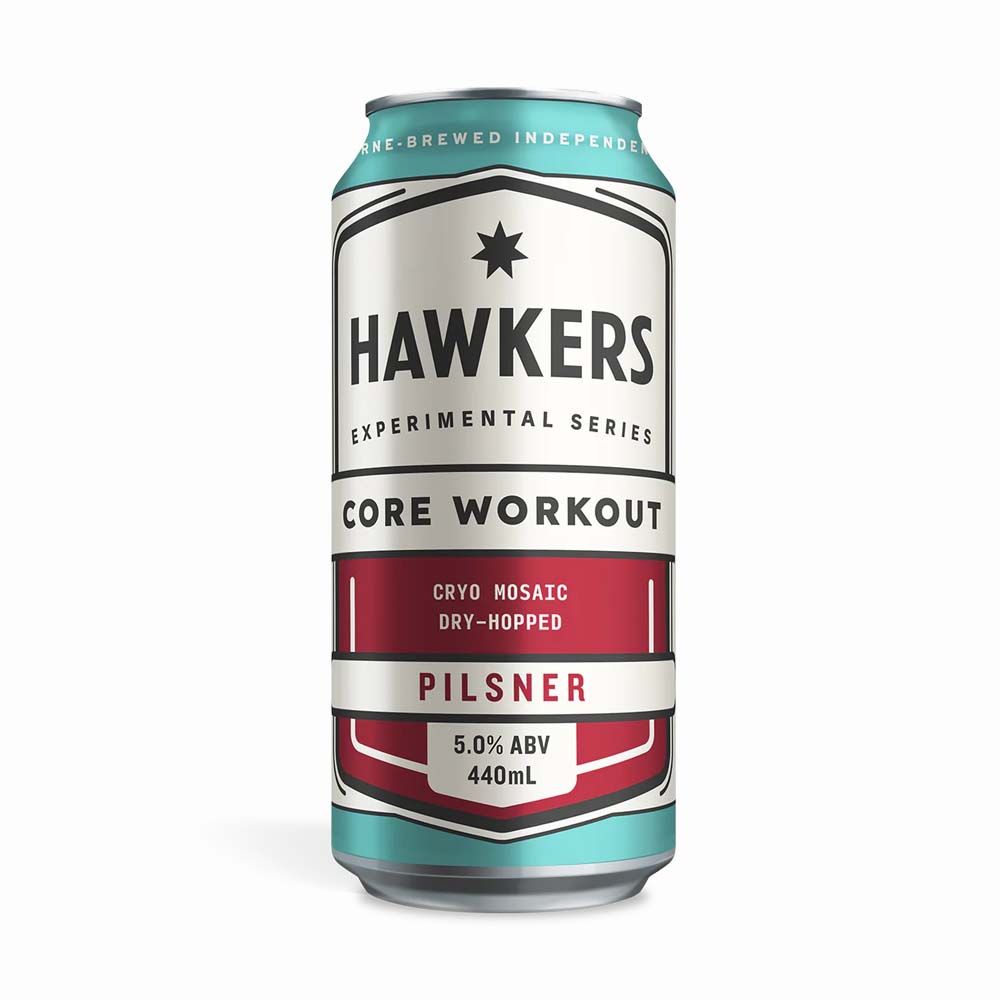 Hawkers Beer - Core Workout Pilsner - The Beer Barrel