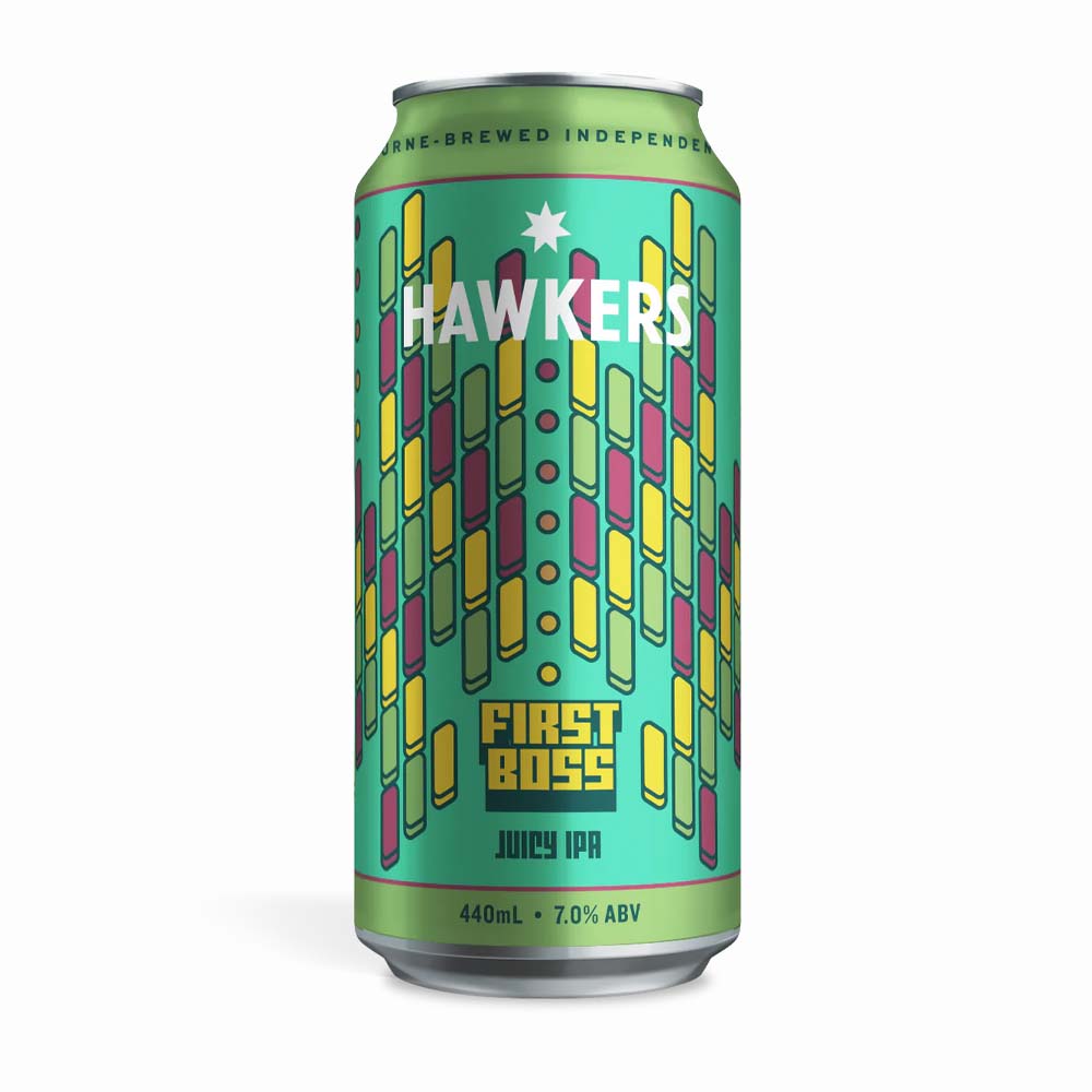 Hawkers Beer - First Boss Juicy IPA