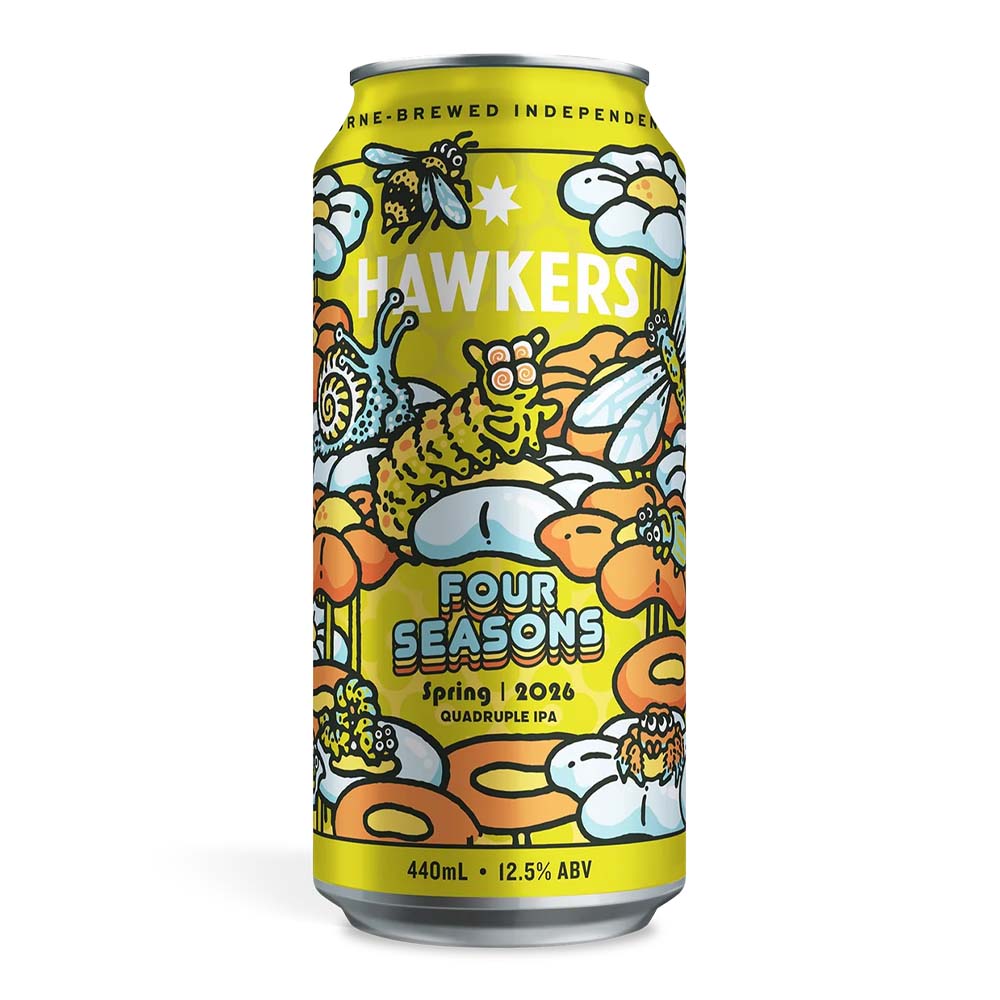 Hawkers Beer -  Four Seasons Spring 2026 Quadruple IPA