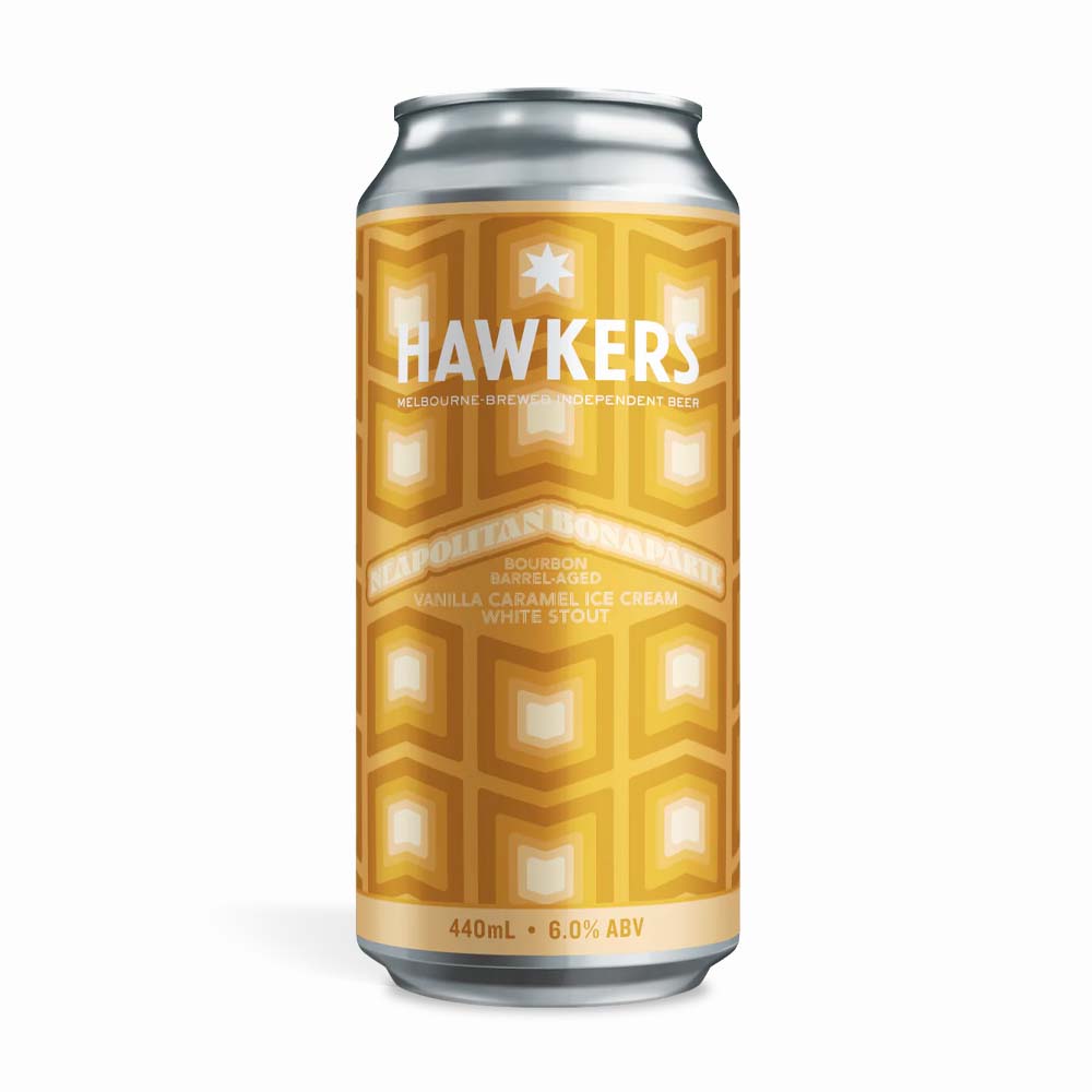 Hawkers Beer - Neapolitan Bonaparte Vanilla Caramel Ice Cream Edition - The Beer Barrel