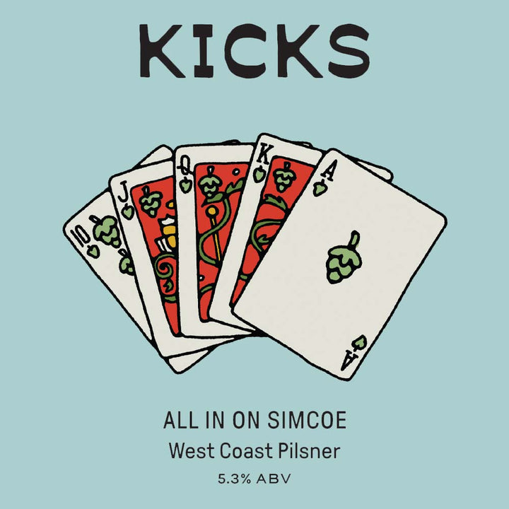 #3 Kicks Brewing - All In On Simcoe West Coast Pilsner