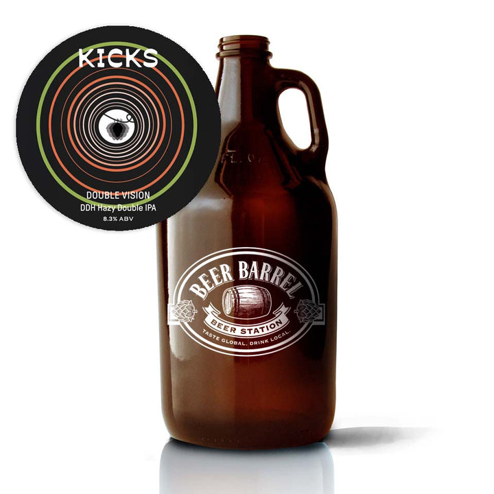 #9 Kicks Brewing - Double Vision Hazy Double IPA