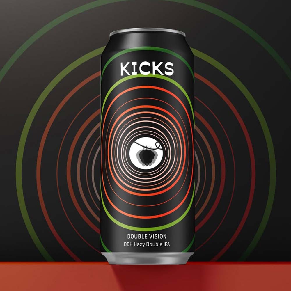 Kicks Brewing - Double Vision Hazy Double IPA