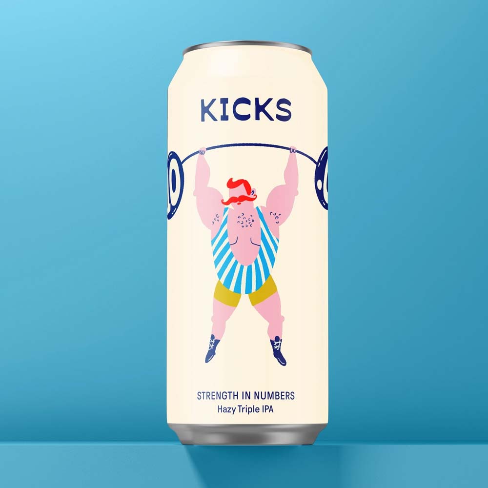 Kicks Brewing - Strength In Numbers Hazy Triple IPA