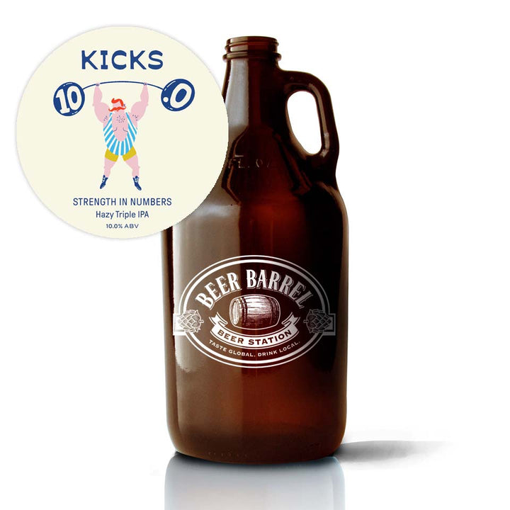 #3 Kicks Brewing - Strength in Numbers Hazy Triple IPA