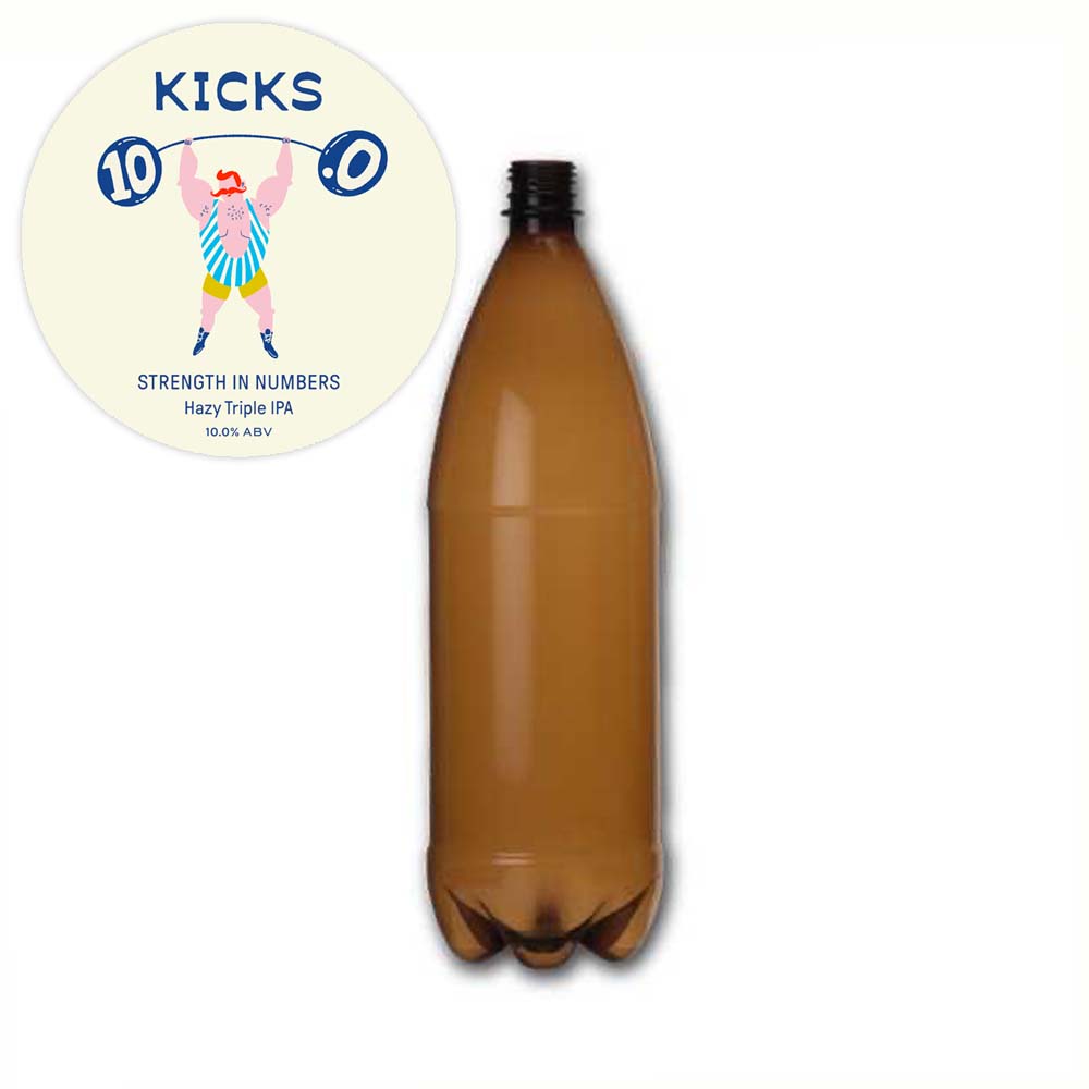 #3 Kicks Brewing - Strength in Numbers Hazy Triple IPA