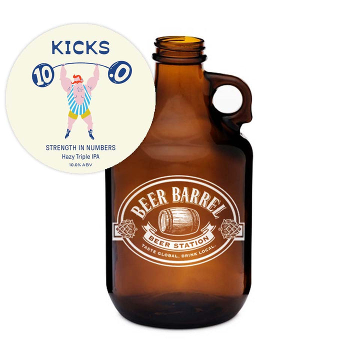 #3 Kicks Brewing - Strength in Numbers Hazy Triple IPA